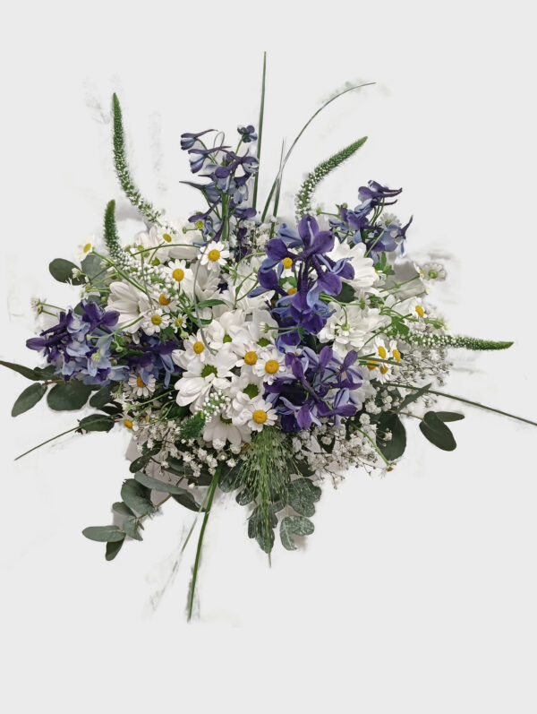 Chryzantemy, delfinium, tanacetum, eukalyptus - Image 9